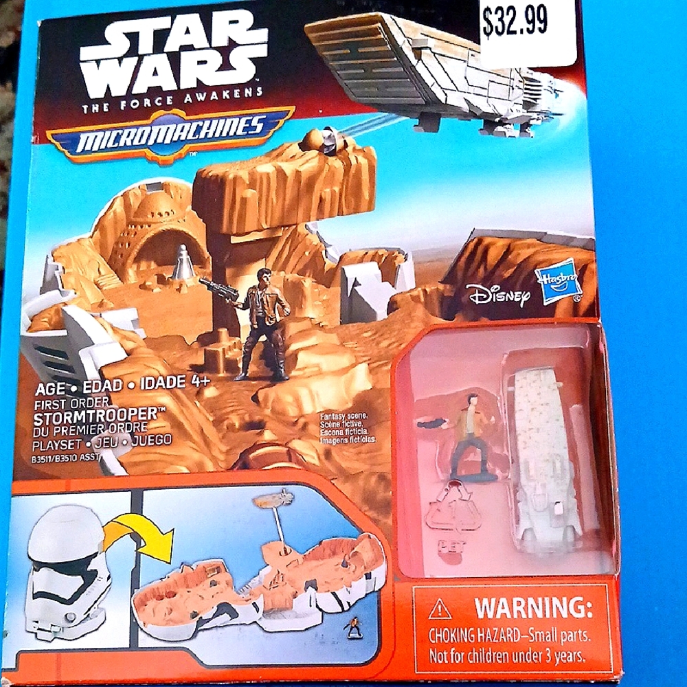 NEW-in-BOX STAR WARS StormTrooper MicroMachine Set